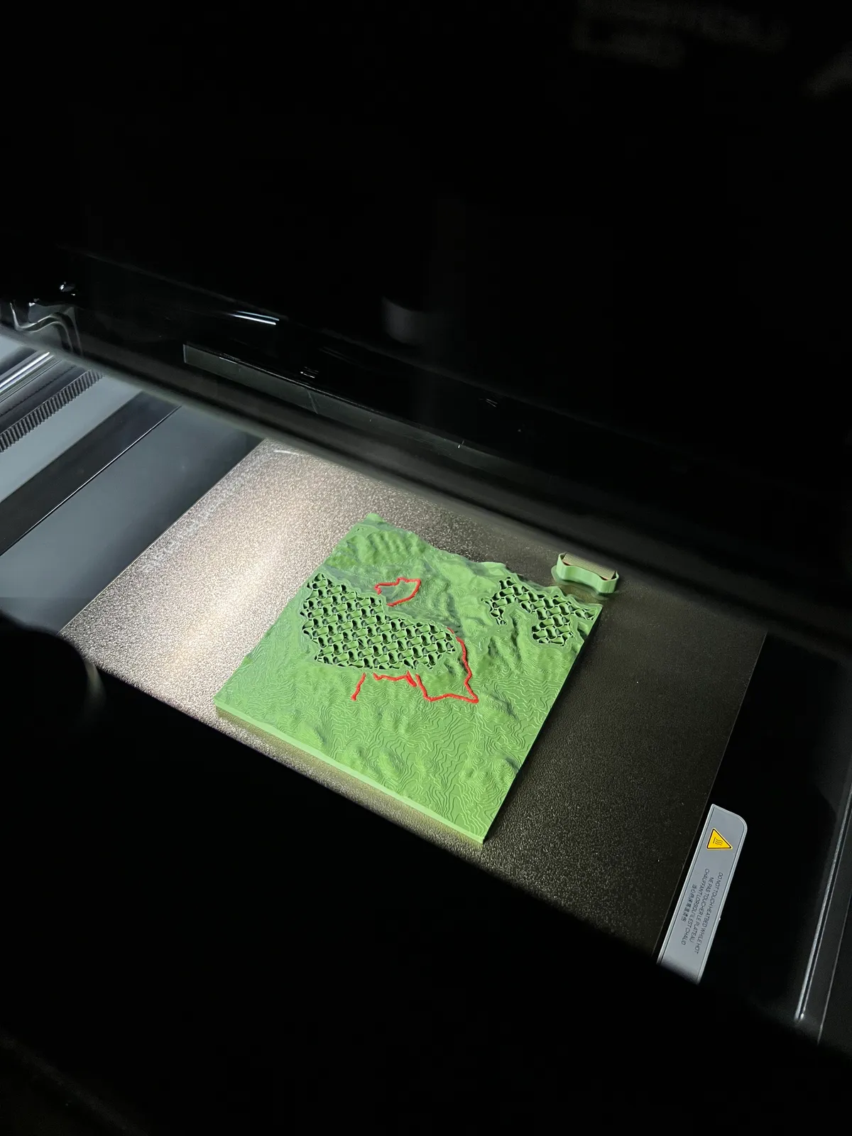 Rama A4 21×30 - wydruk 3D trasy