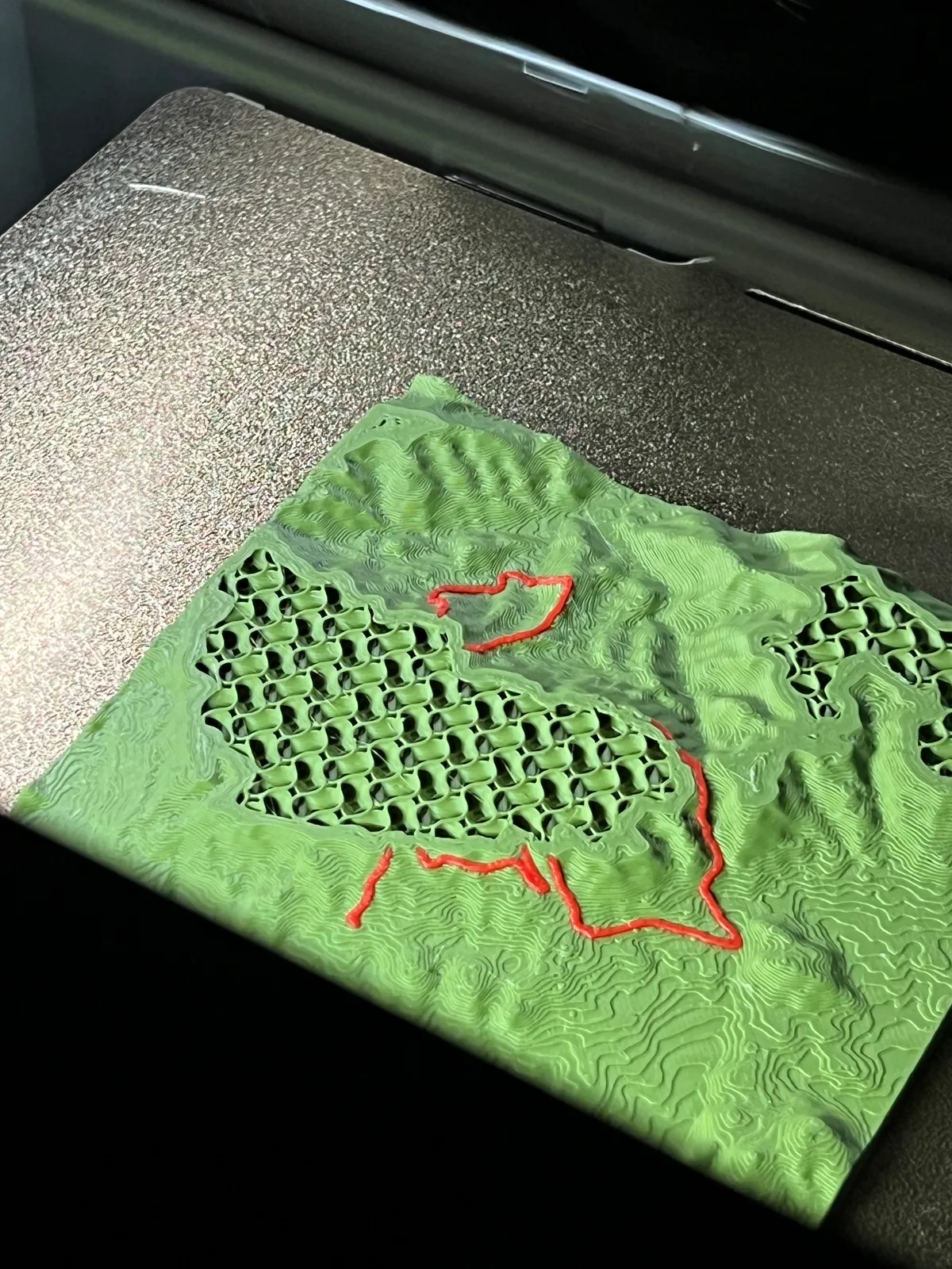 Rama A3 30×40 - wydruk 3D trasy